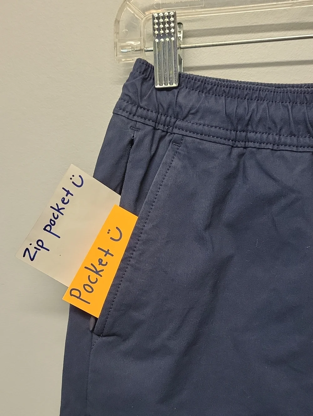 J. Crew Blue Tech Dock Navy blue Pants mens size small BS558